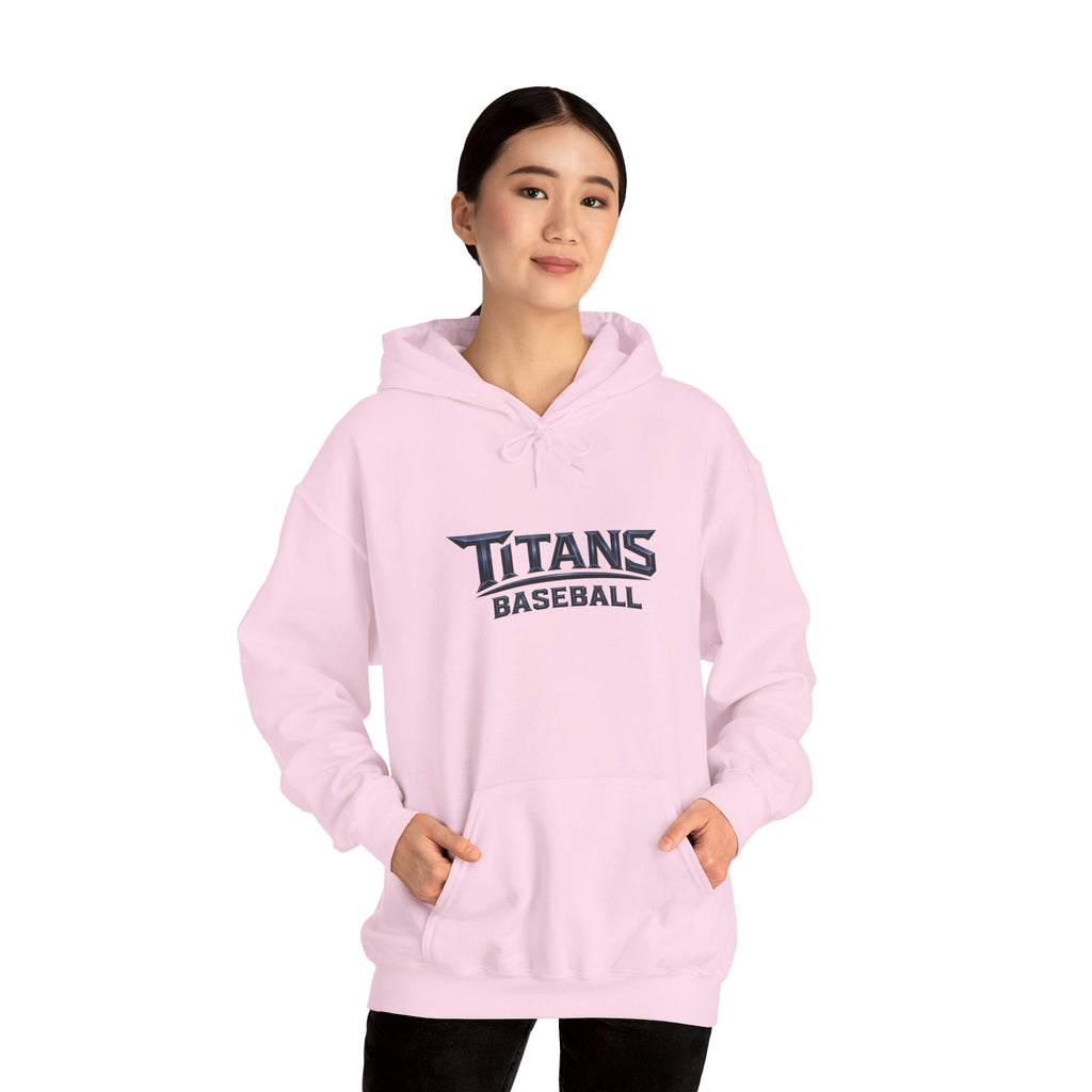 Titans Women's Signature Hoodie-Navy Logo
