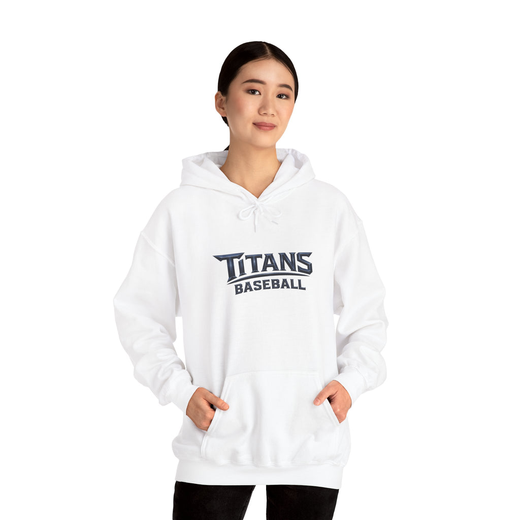 Titans Women's Signature Hoodie-Navy Logo