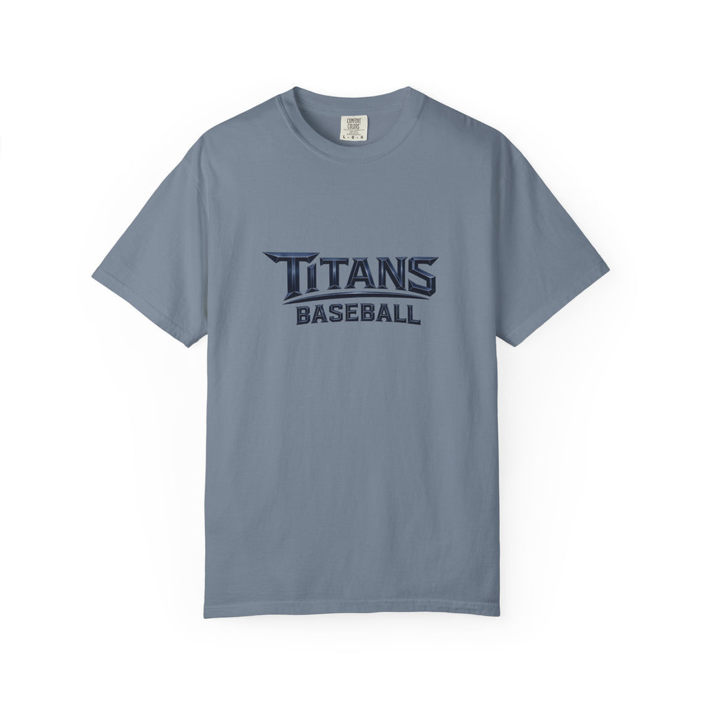 Titans Signature Men's T-Shirt-Navy Logo "Command The Game"