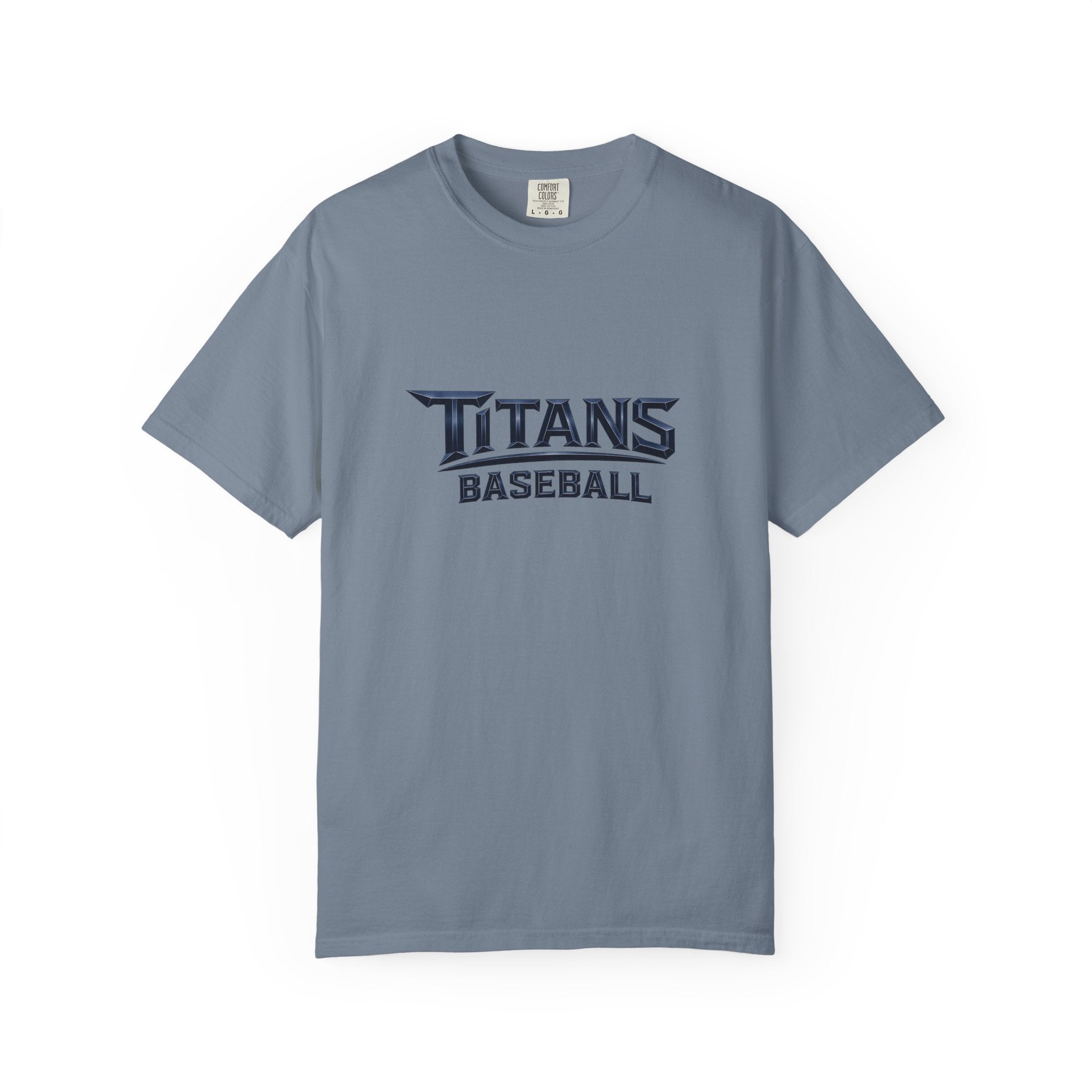 Titans Signature Men's T-Shirt-Navy Logo "Command The Game"
