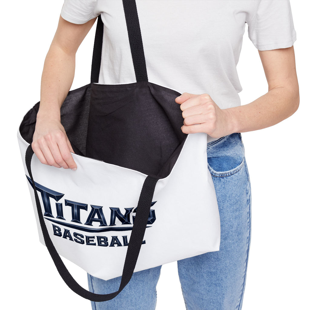 Titans Weekend Signature Tote Bag-White