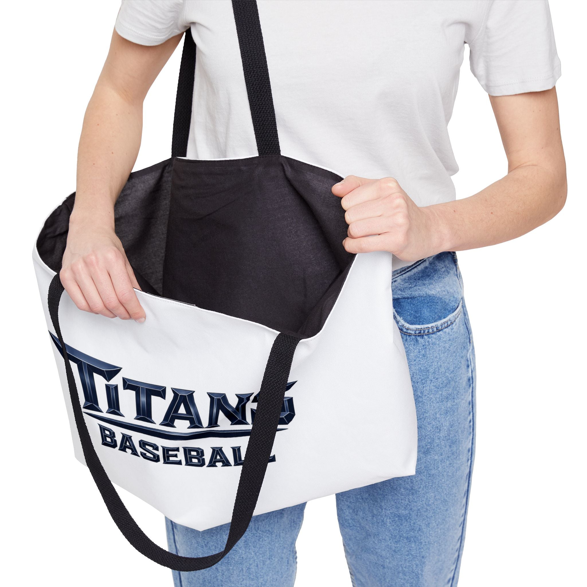 Titans Weekend Signature Tote Bag-White