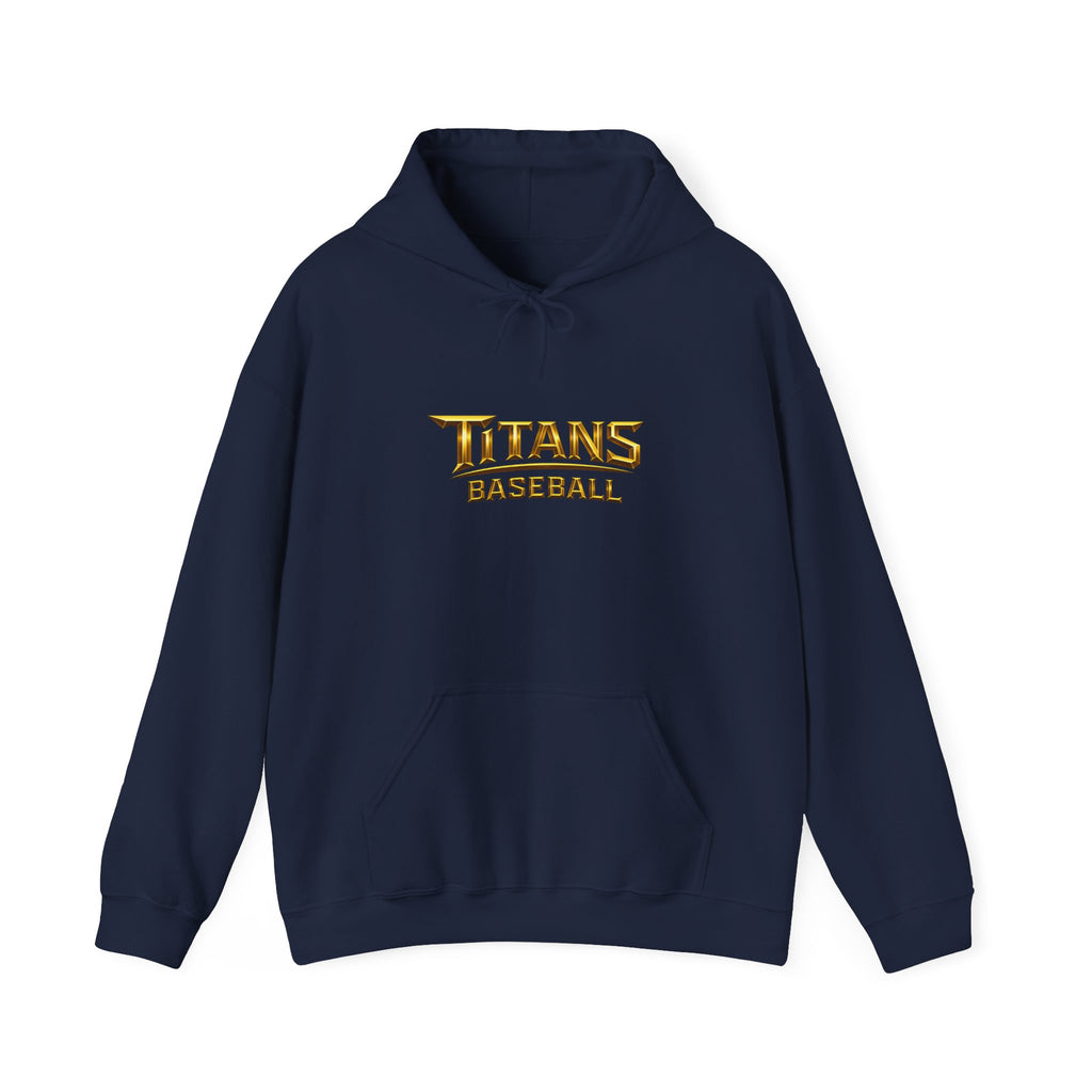 Titans Men's Signature Hoodie-Gold Logo