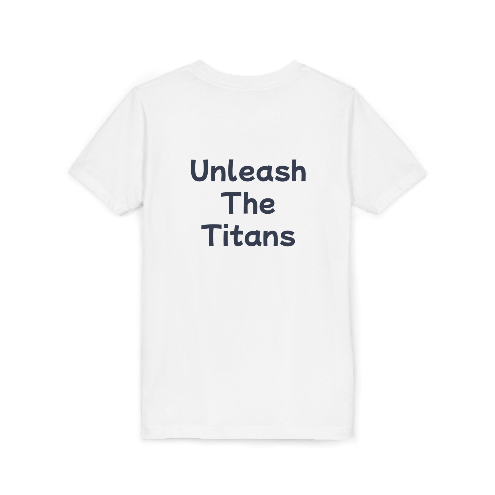Titans Prime Youth Tee-Navy "Unleash The Titans"