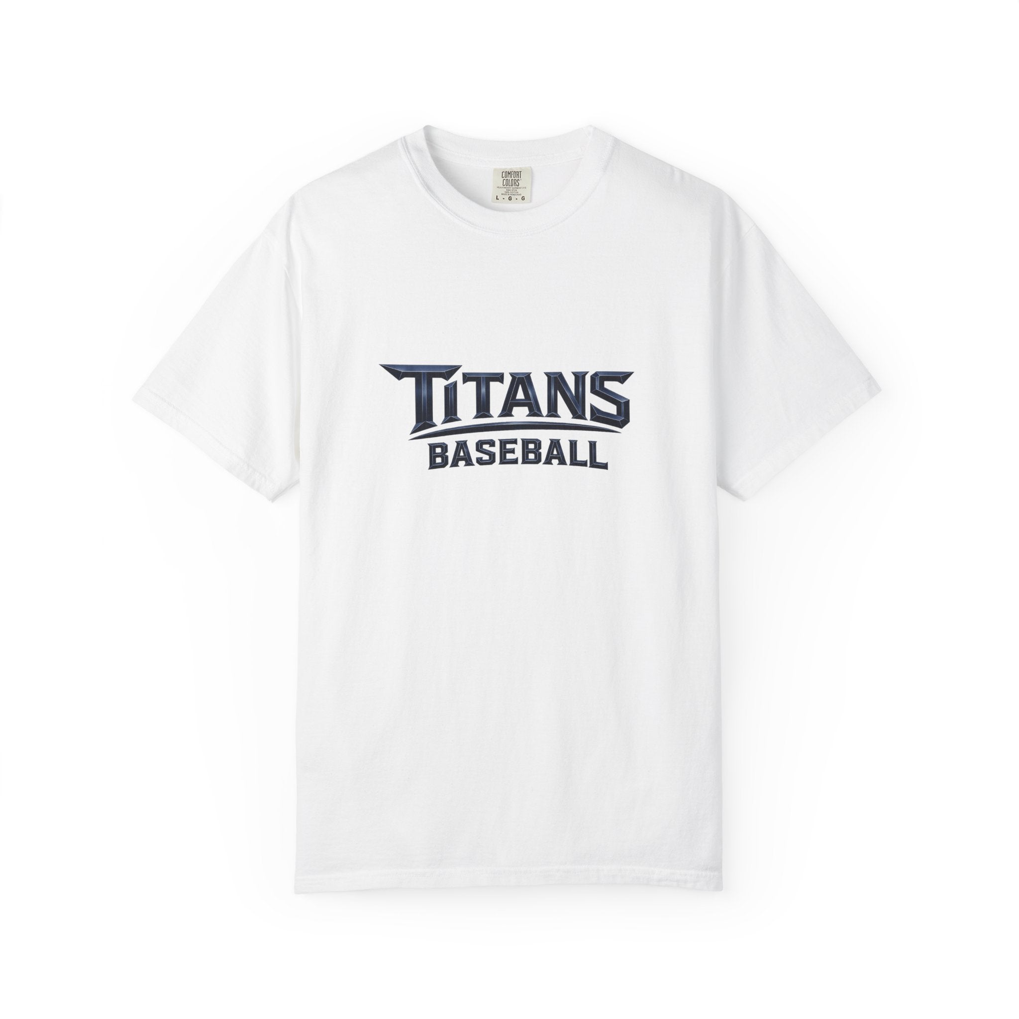 Titans Signature Men's T-Shirt-Navy Logo "Command The Game"