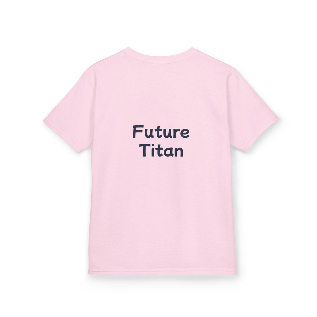 Titans Prime Youth Tee-Navy 'Future Titan' Back Print