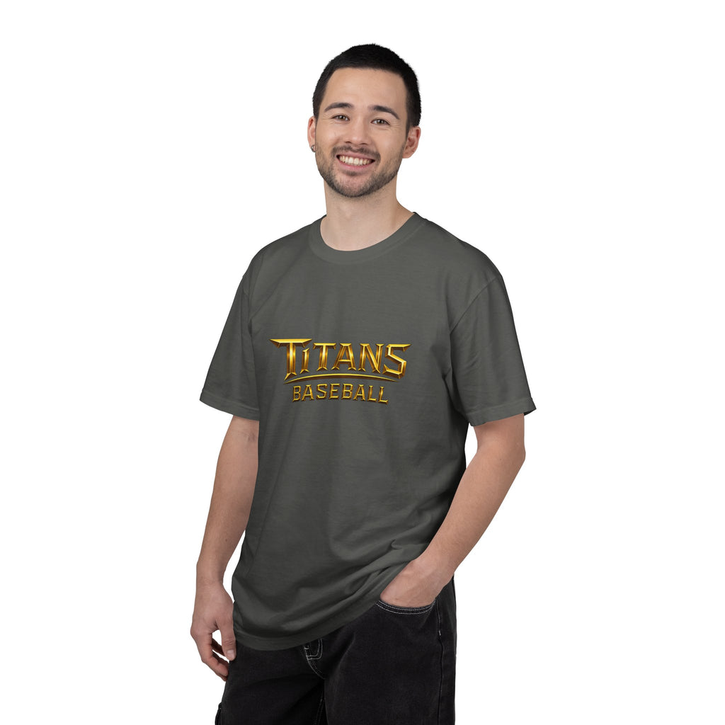 Titans Signature Men's T-Shirt-Gold Logo "Command The Game"