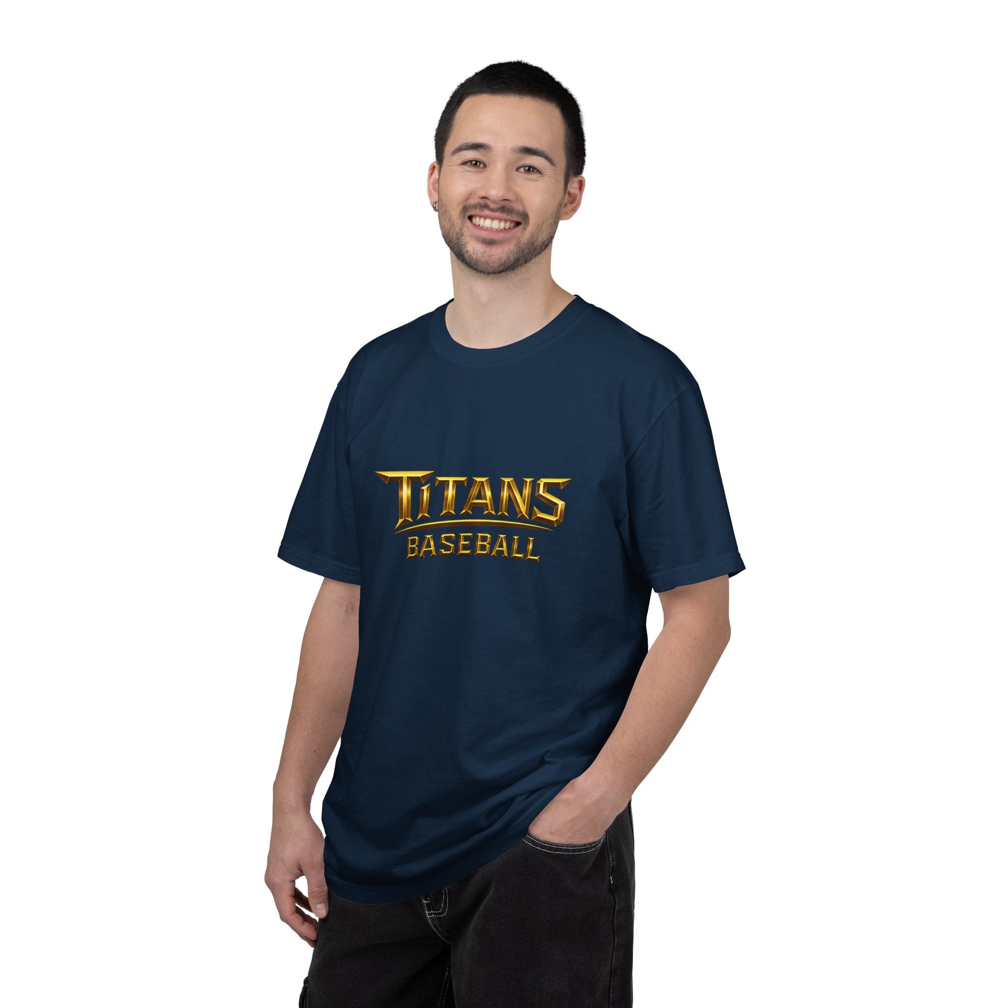 Titans Signature Men's T-Shirt-Gold Logo "Command The Game"