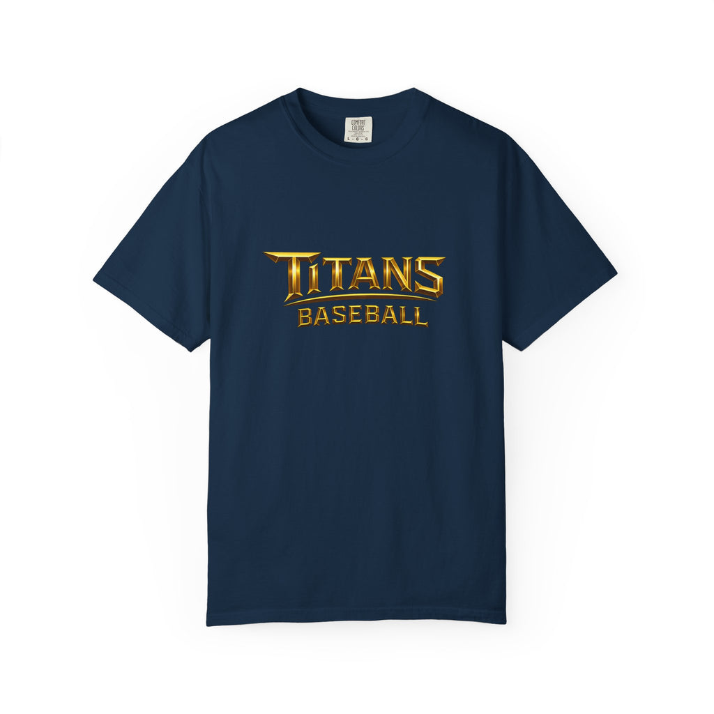 Titans Signature Men's T-Shirt-Gold Logo "Command The Game"