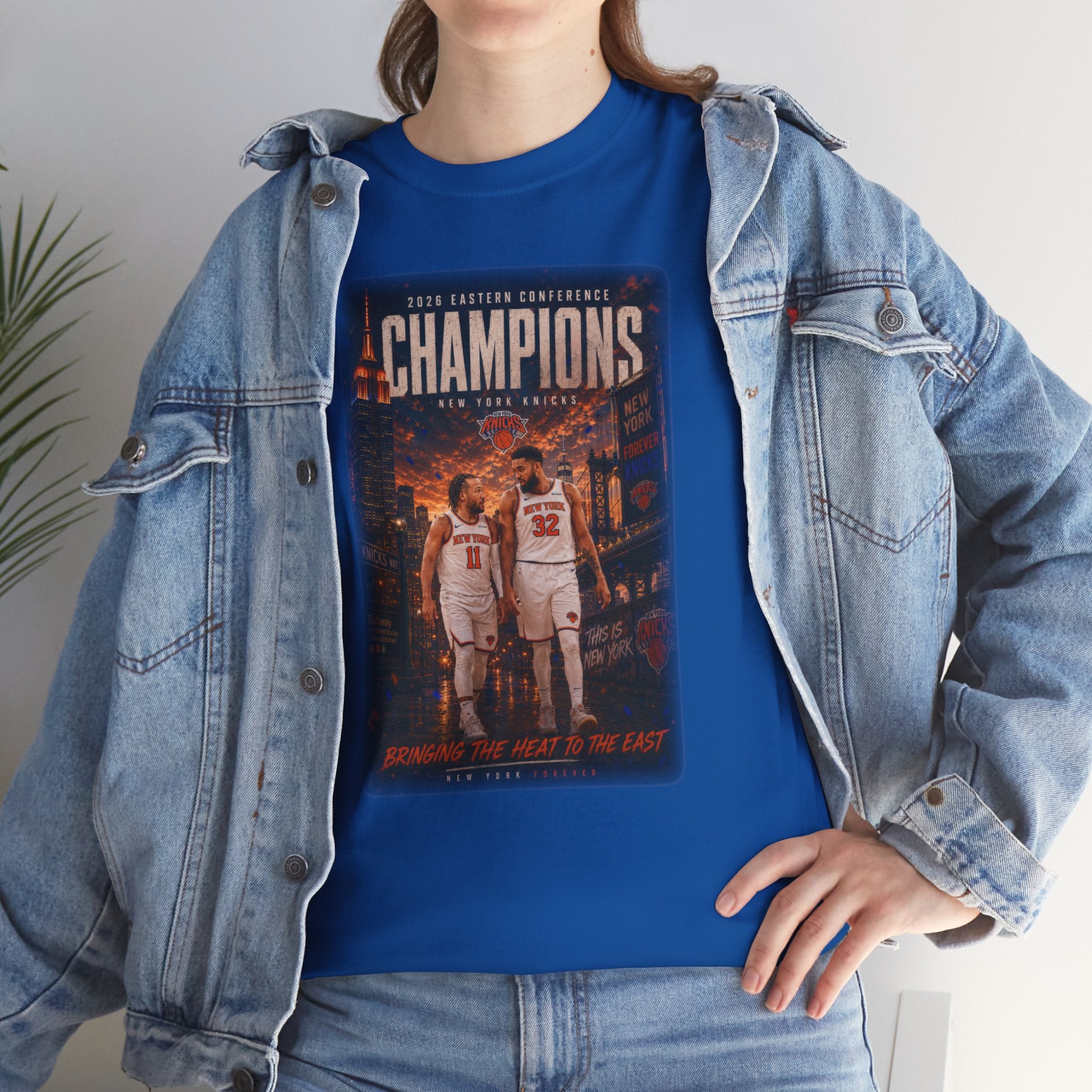 New York Knicks Jalen Brunson and Karl-Anthony Towns T-Shirt