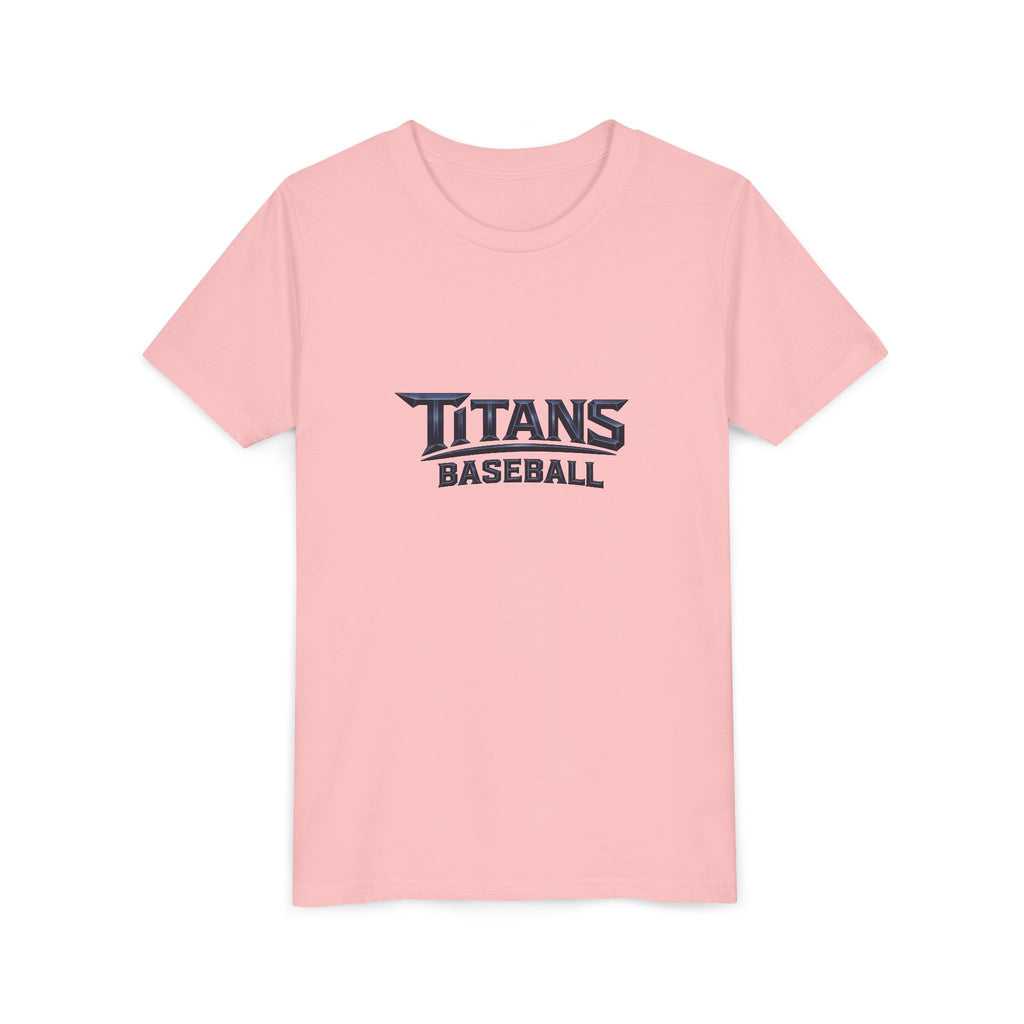 Titans Signature Youth Tee-Navy Logo