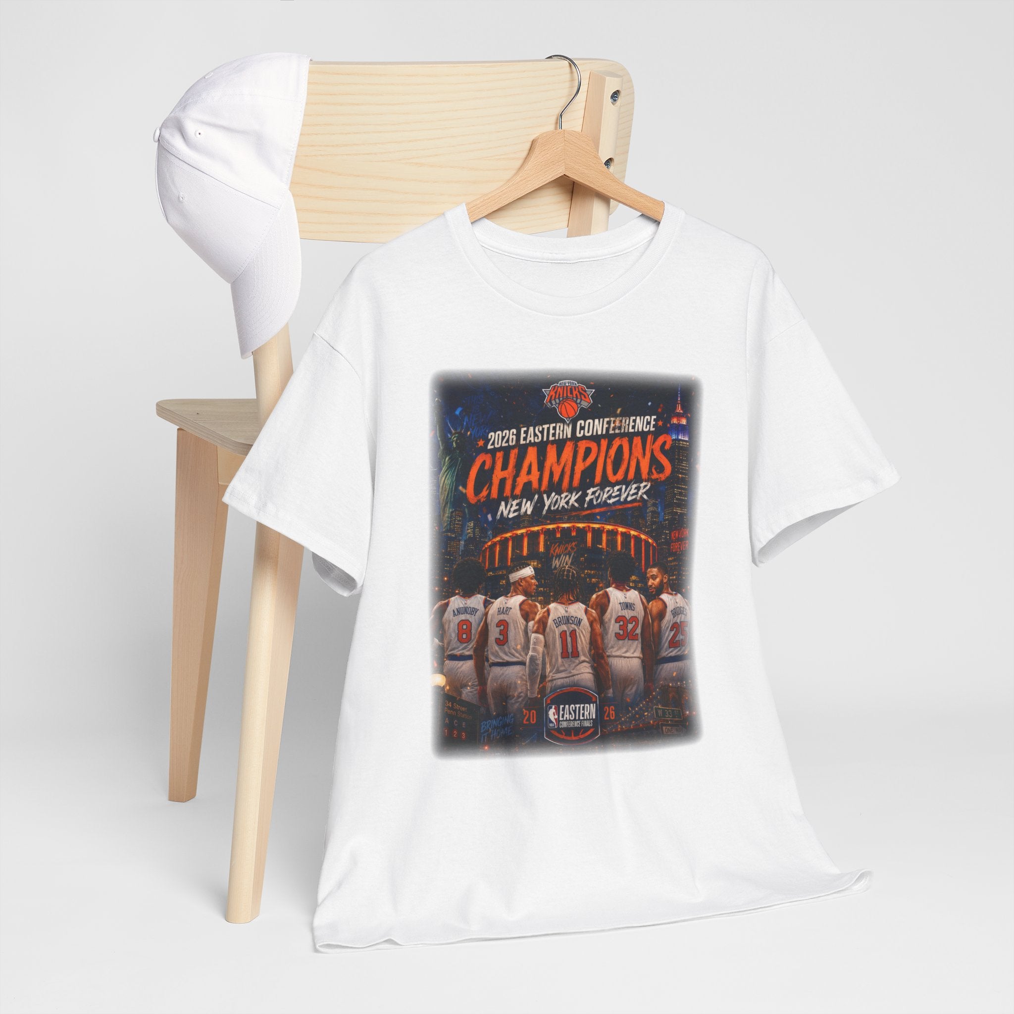 New York Knicks Starting 5 Eastern Conference Finals T-Shirt