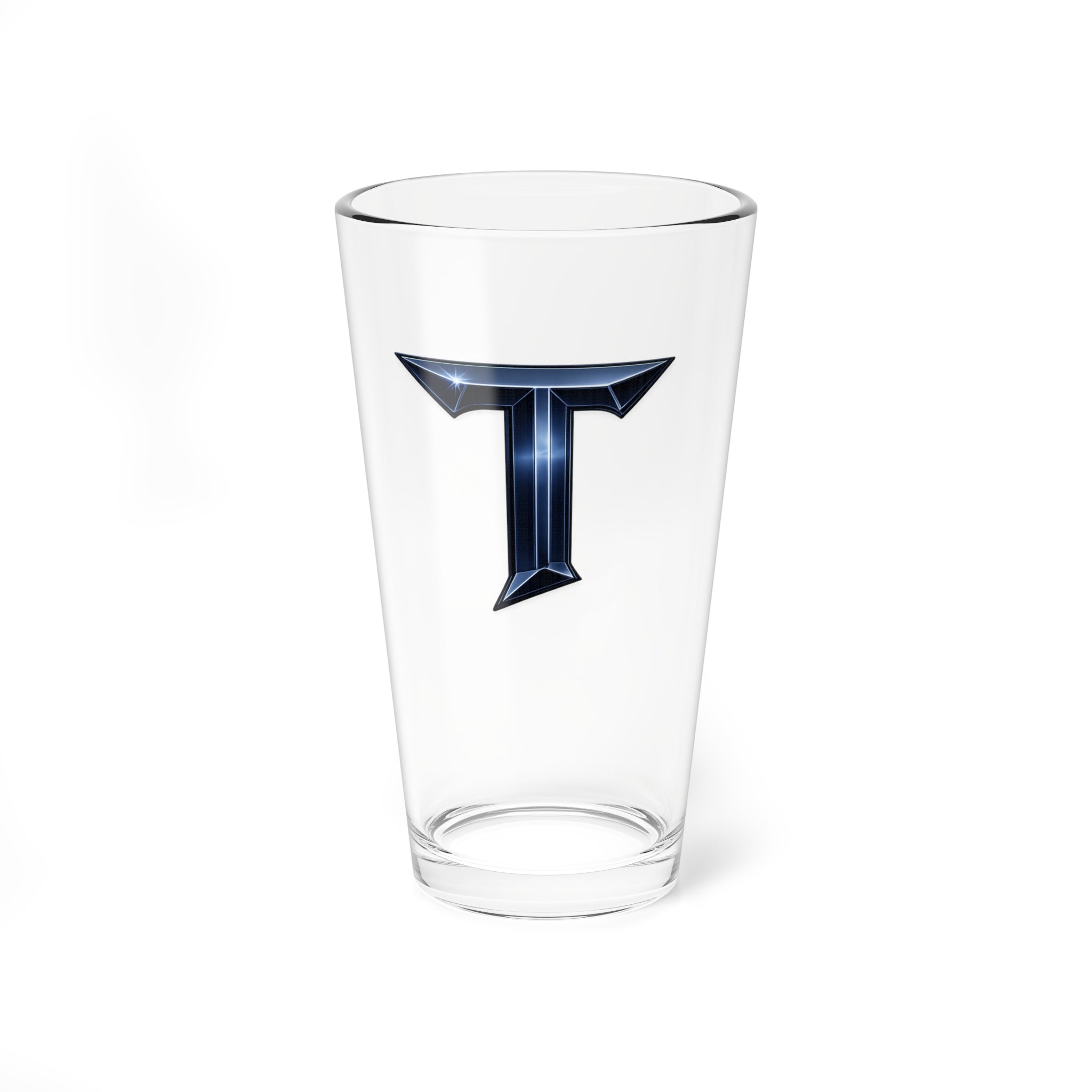 Titans Pint Glass-Navy T