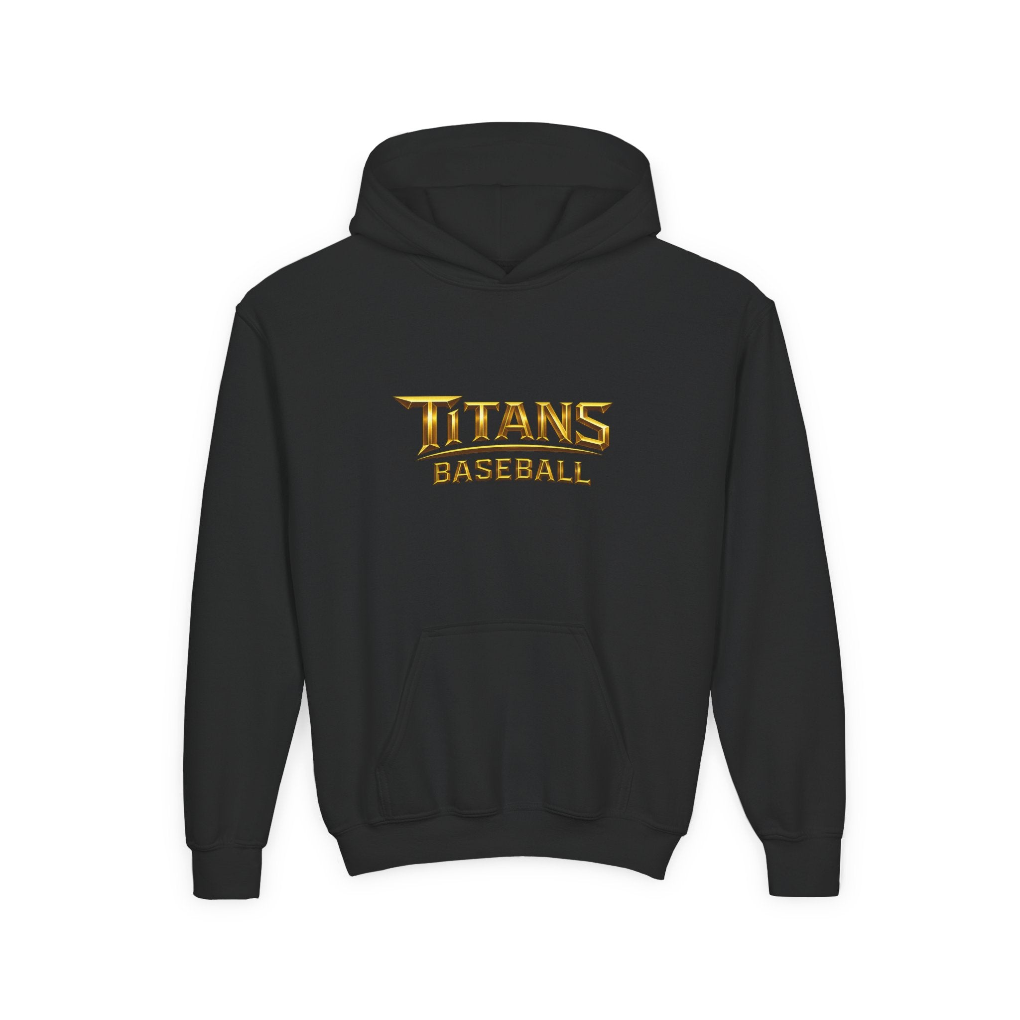 Titans Signature Youth Hoodie-Gold Logo
