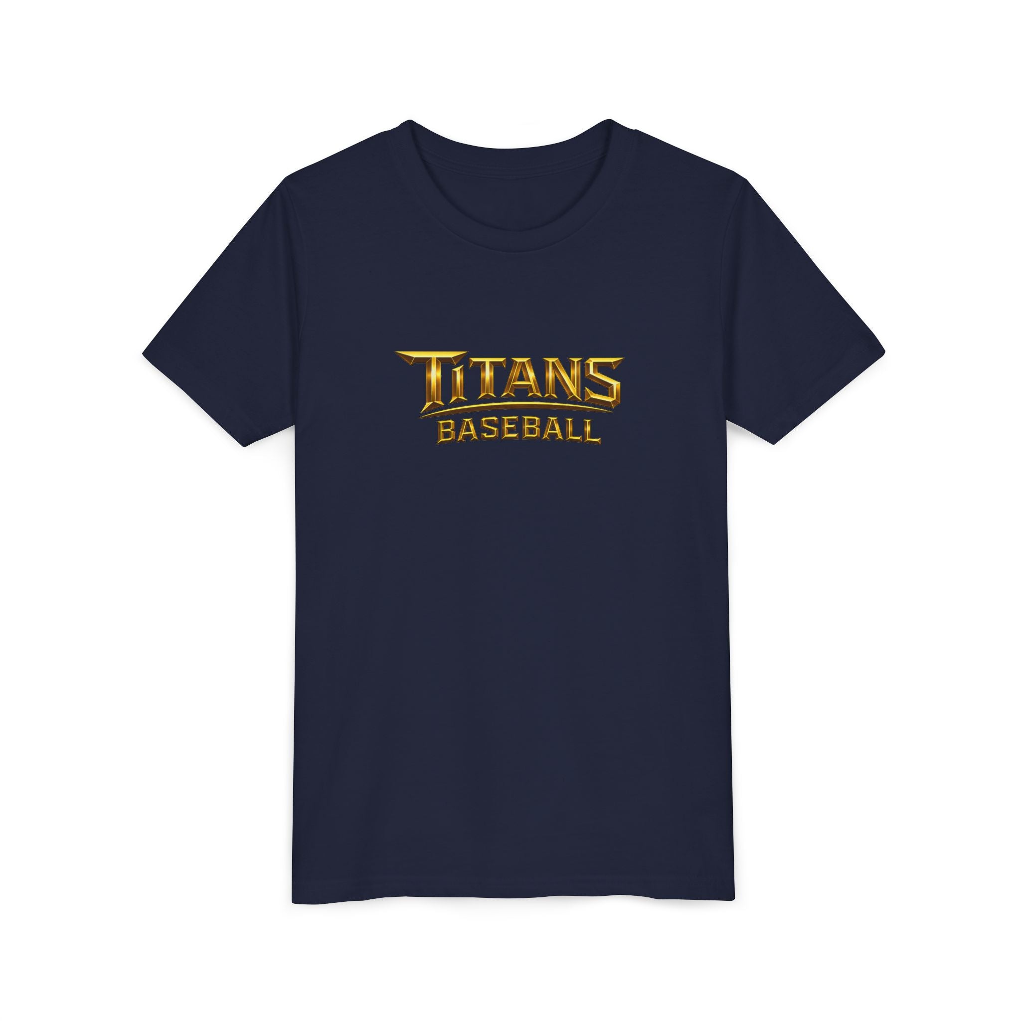 Titans Signature Youth Tee-Gold Logo "Command The Game"