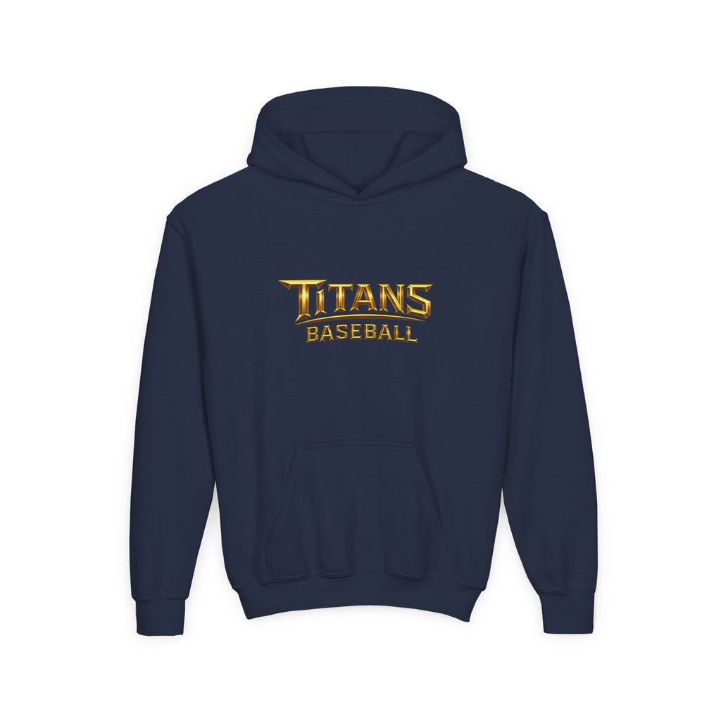 Titans Signature Youth Hoodie-Gold Logo