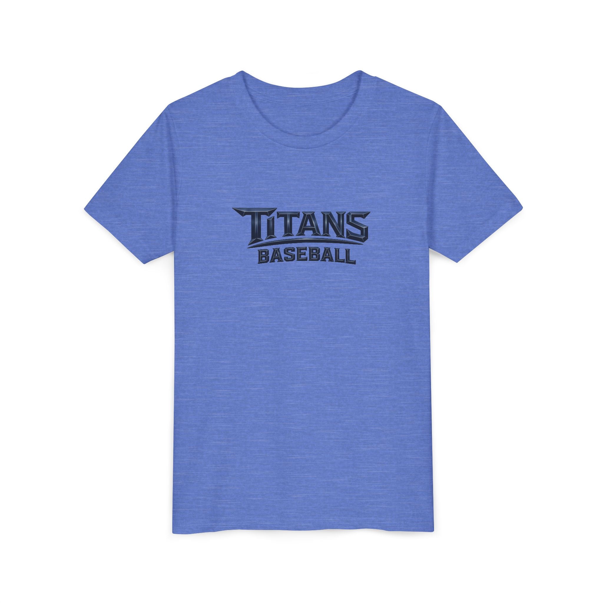 Titans Signature Youth Tee-Navy Logo "Command The Game"