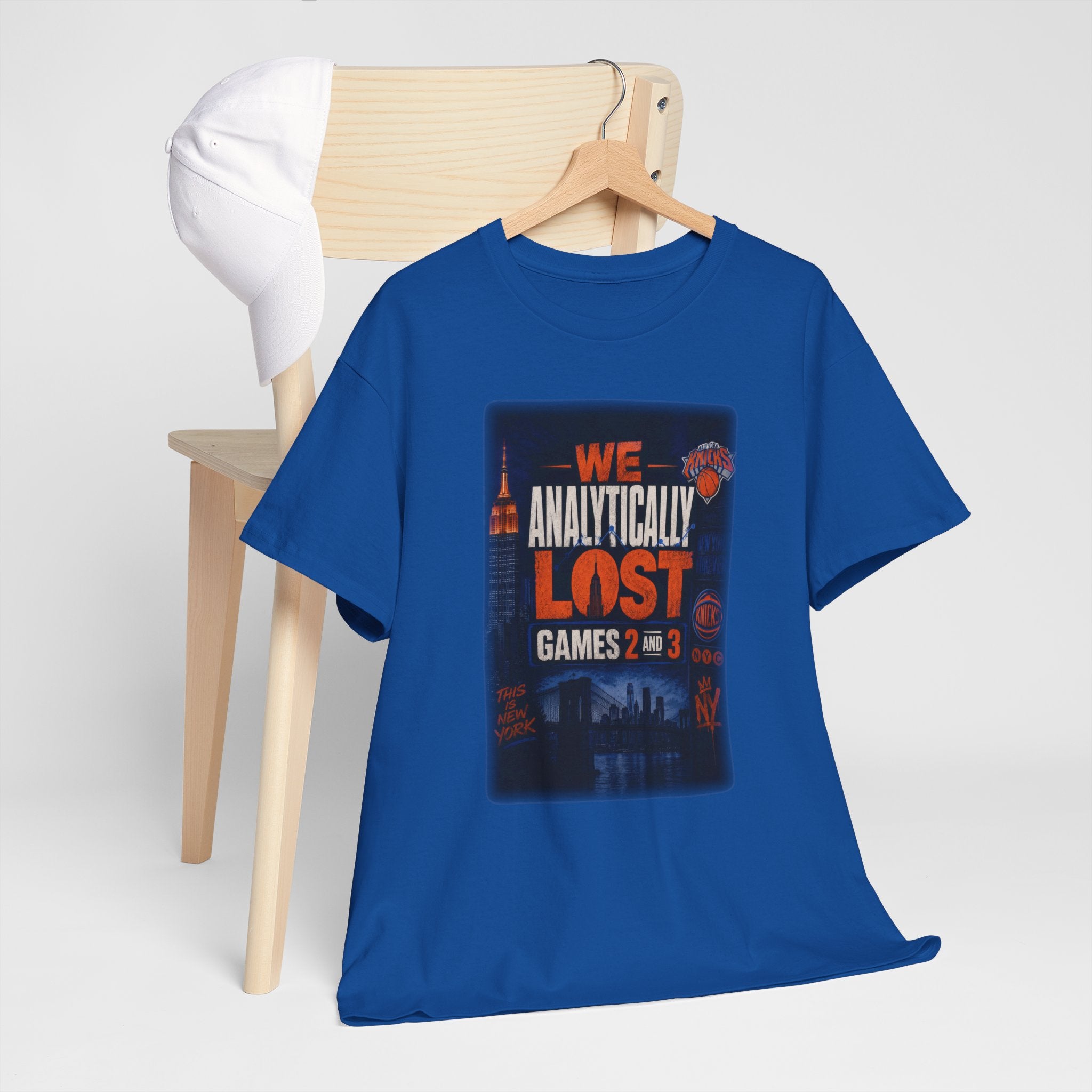 New York Knicks "We Analytically Lost Games 2 & 3" T-Shirt