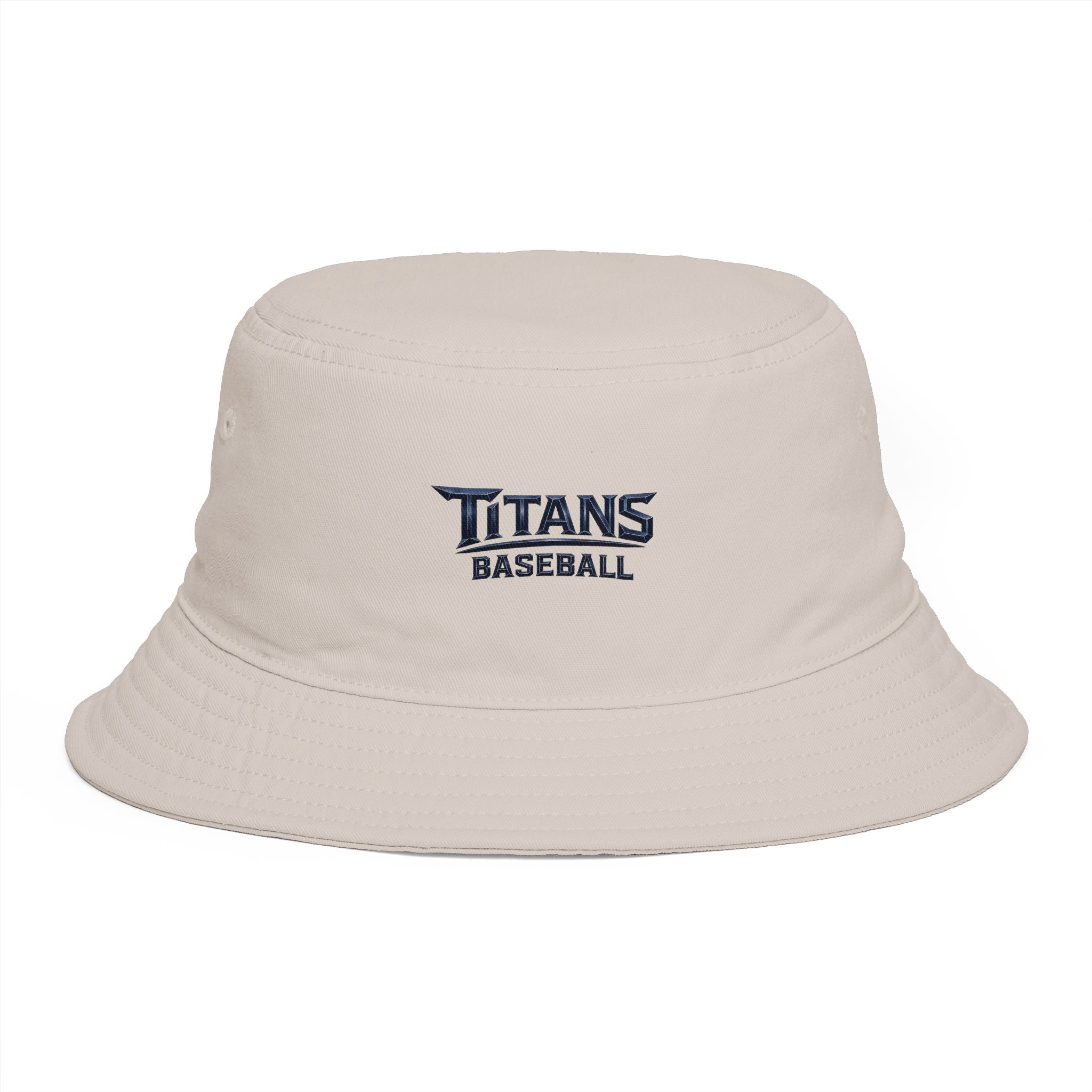 Titans Signature Embroidered Bucket Hat-Blue Logo