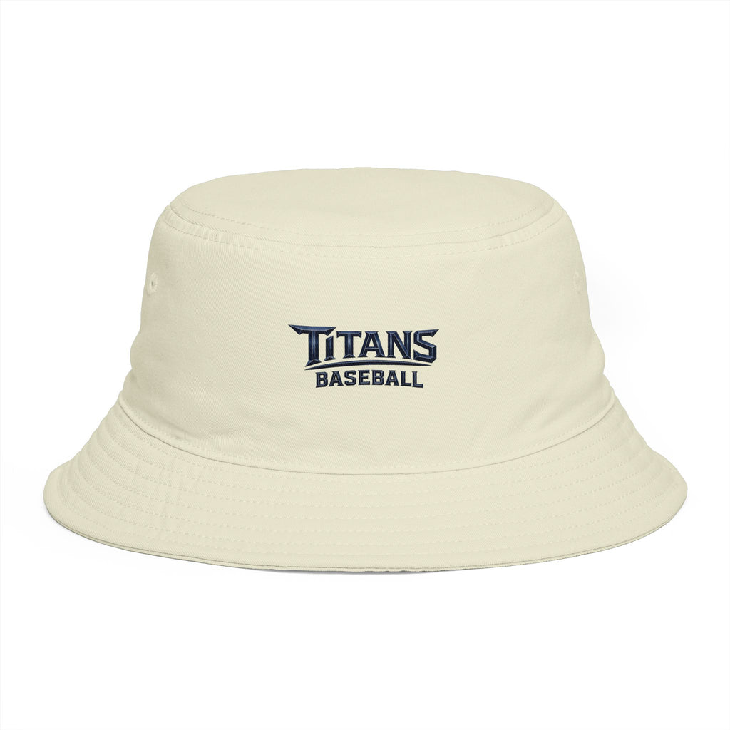 Titans Signature Embroidered Bucket Hat-Blue Logo