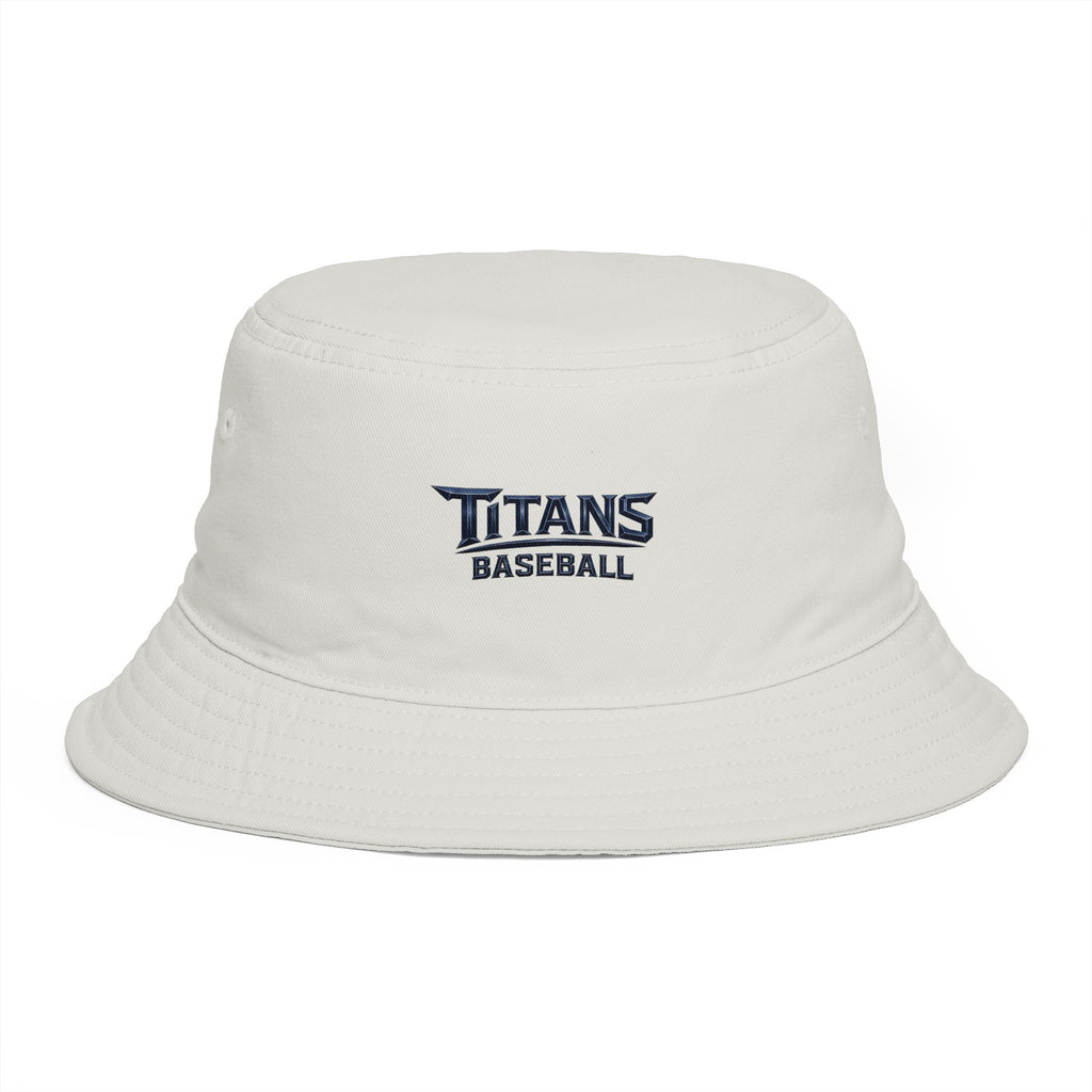 Titans Signature Embroidered Bucket Hat-Blue Logo