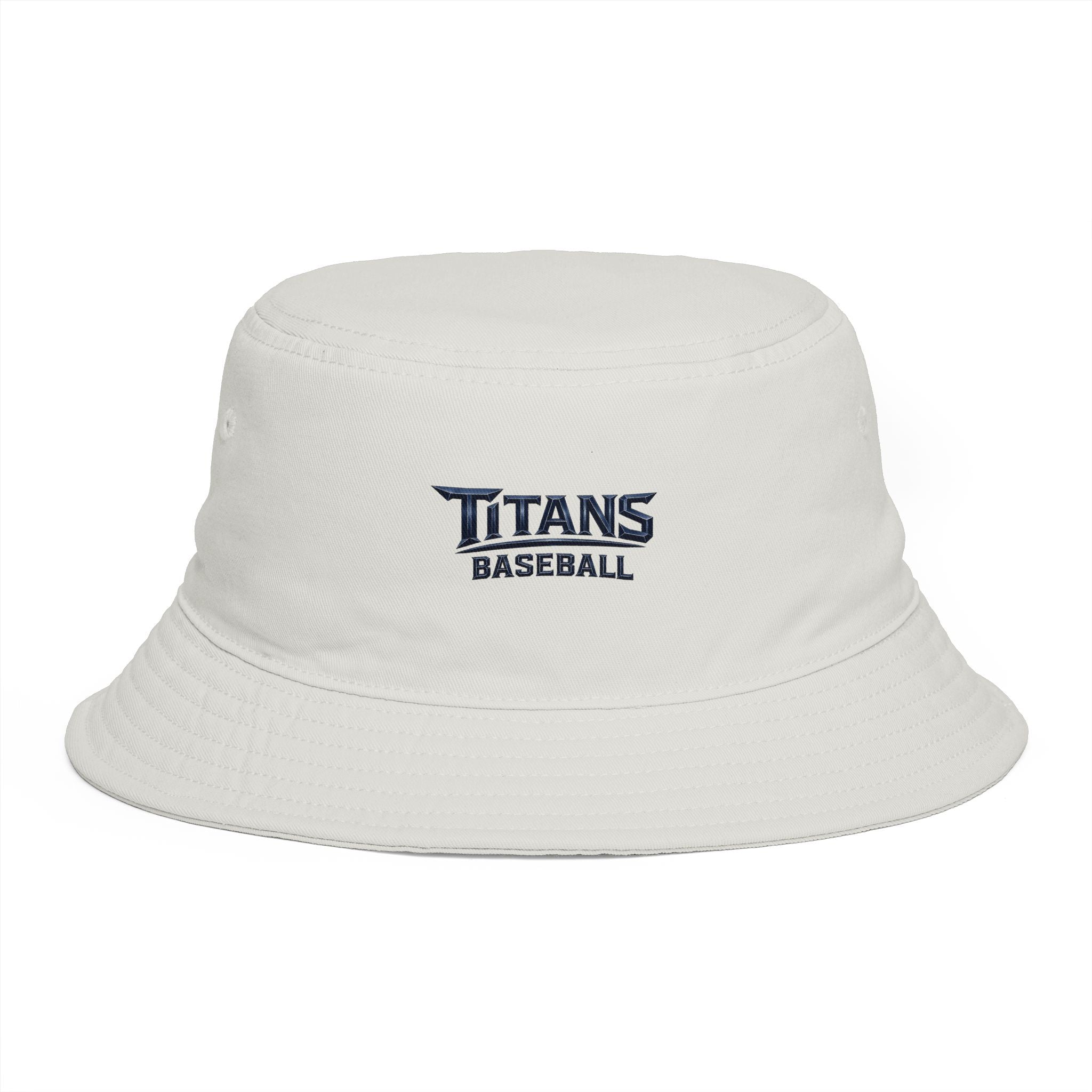 Titans Signature Embroidered Bucket Hat-Blue Logo