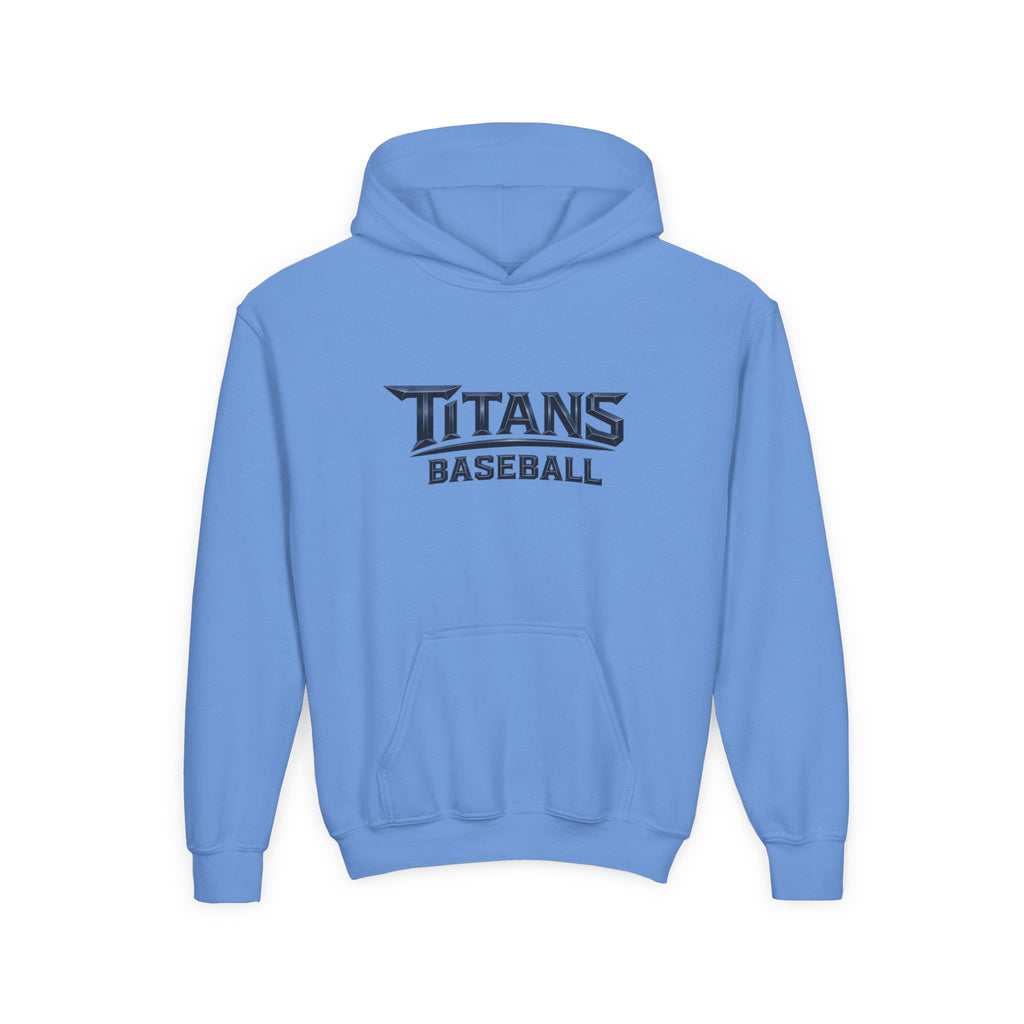Titans Signature Youth Hoodie-Blue Logo