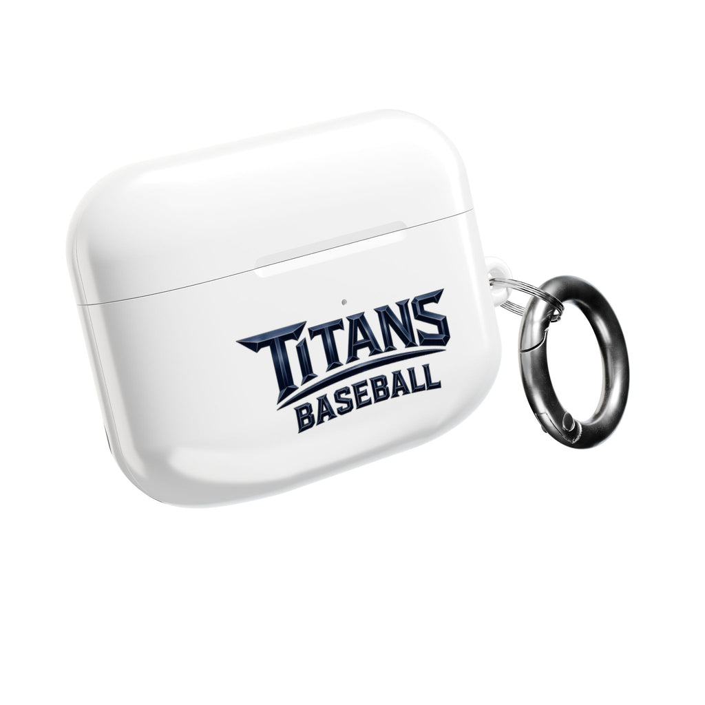 Titans Signature AirPod Case-Navy Logo