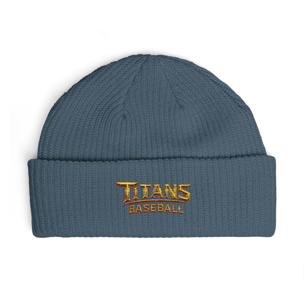 Titans Signature Cuff Beanie-Gold Logo