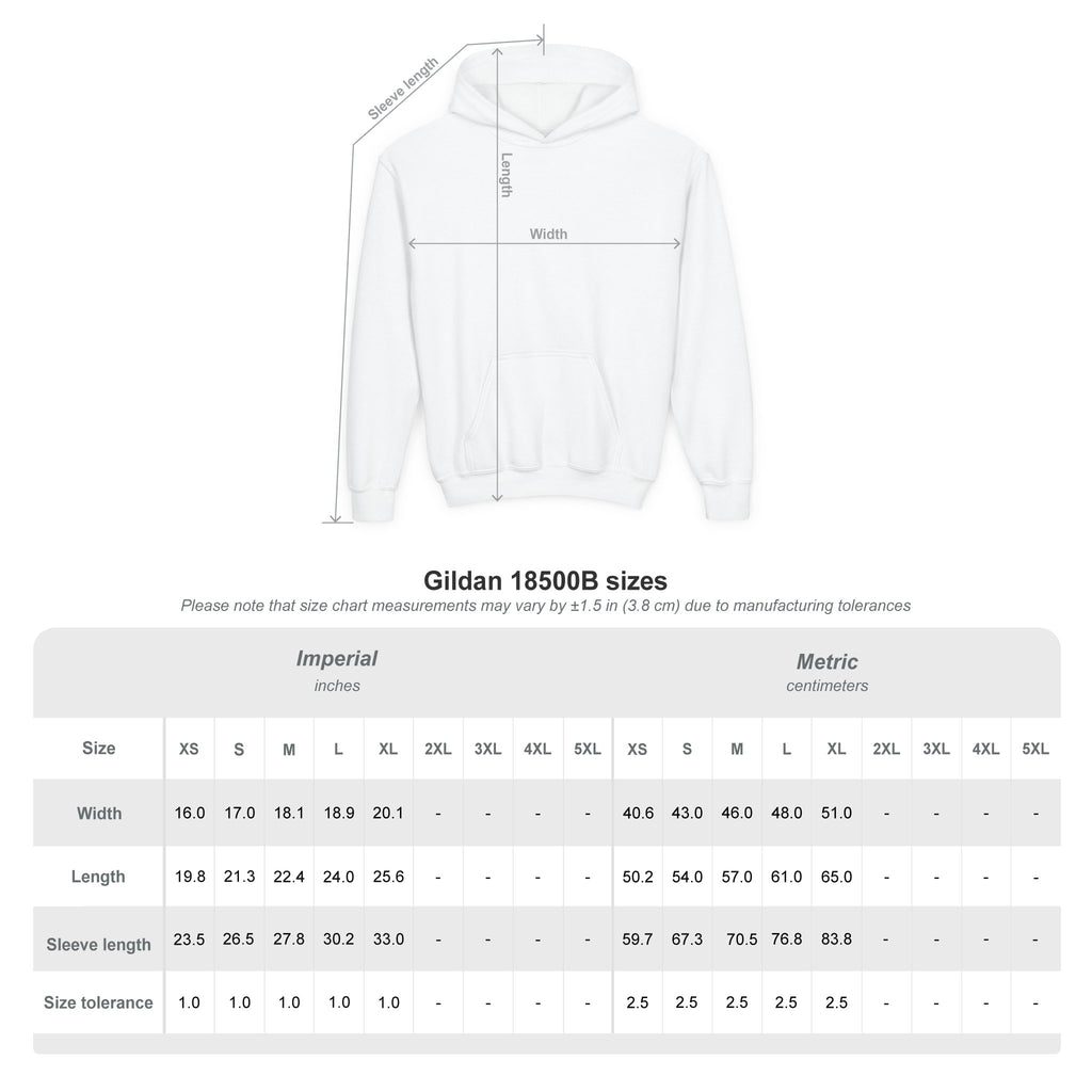 Titans Signature Youth Hoodie-Gold Logo