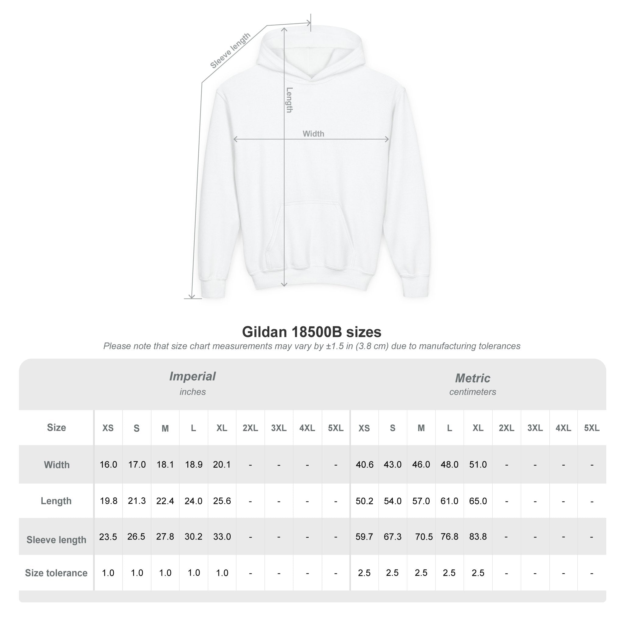Titans Signature Youth Hoodie-Gold Logo
