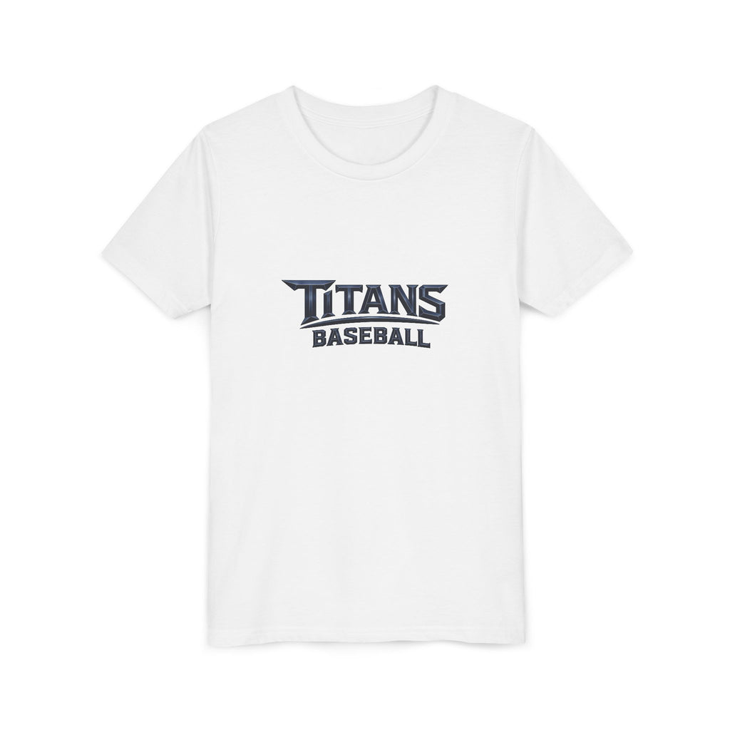 Titans Signature Youth Tee-Navy Logo