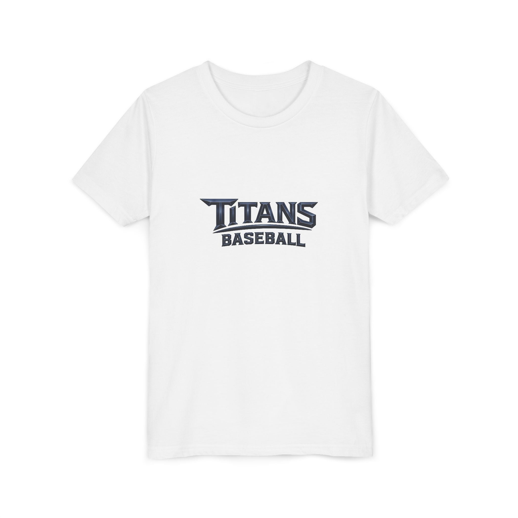 Titans Signature Youth Tee-Navy Logo
