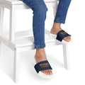 Titans Signature Youth Slide Sandals-Gold Logo