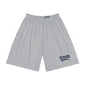 Titans Signature Gray Men's Athletic Shorts-Blue Logo