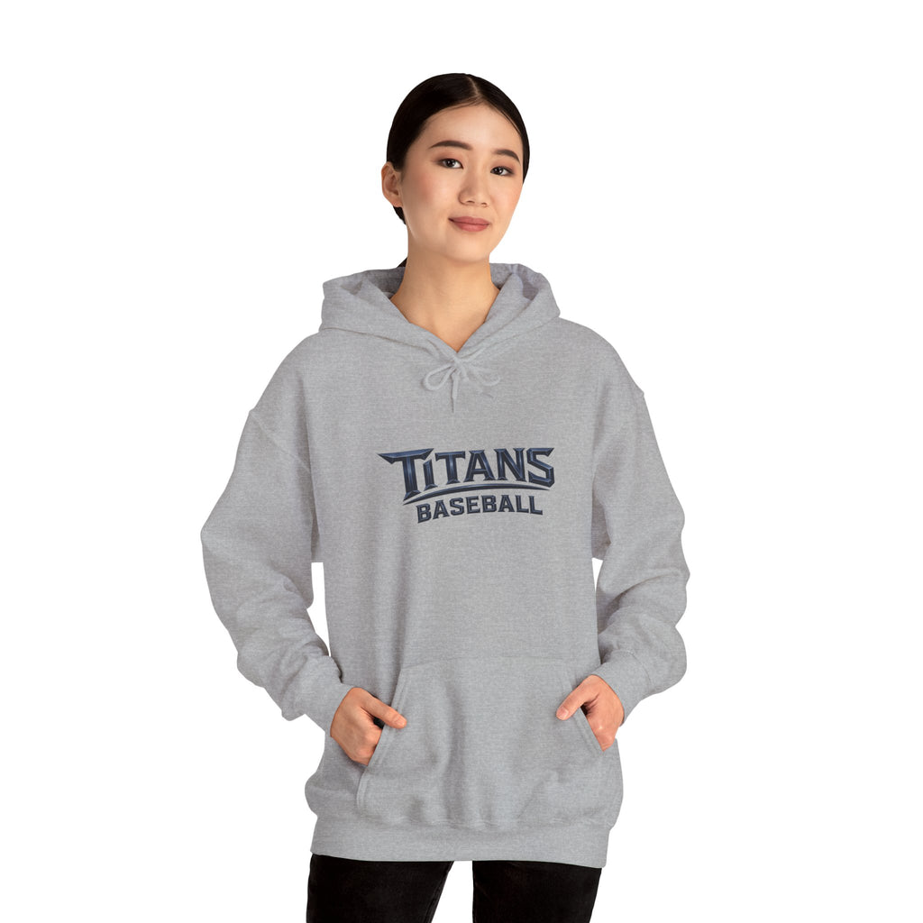 Titans Women's Signature Hoodie-Navy Logo