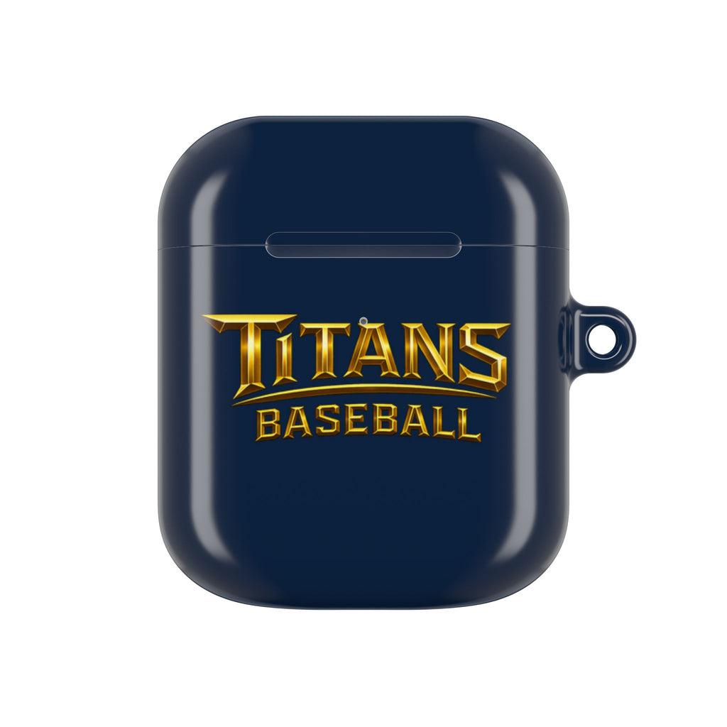 Titans Signature AirPod Case-Gold Logo