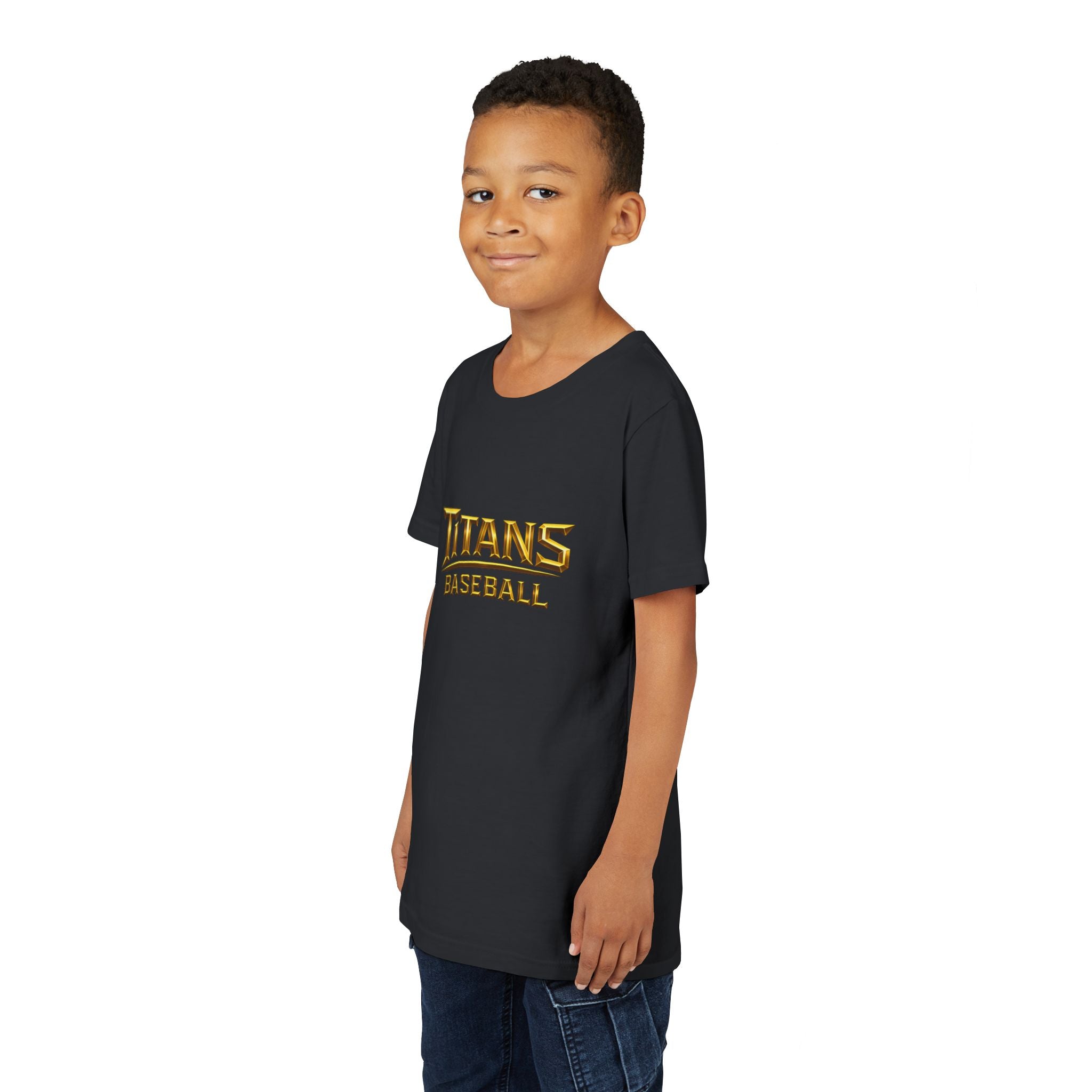 Titans Signature Youth Tee-Gold Logo