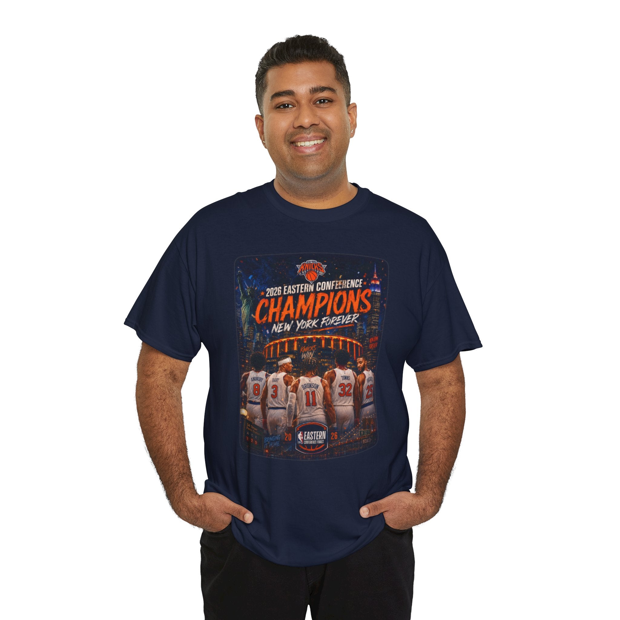 New York Knicks Starting 5 Eastern Conference Finals T-Shirt