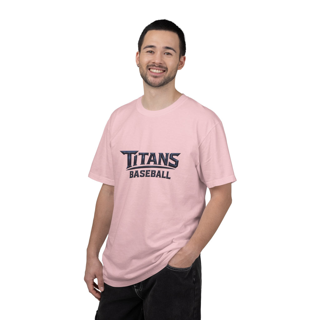 Titans Signature Men's T-Shirt-Navy Logo "Command The Game"