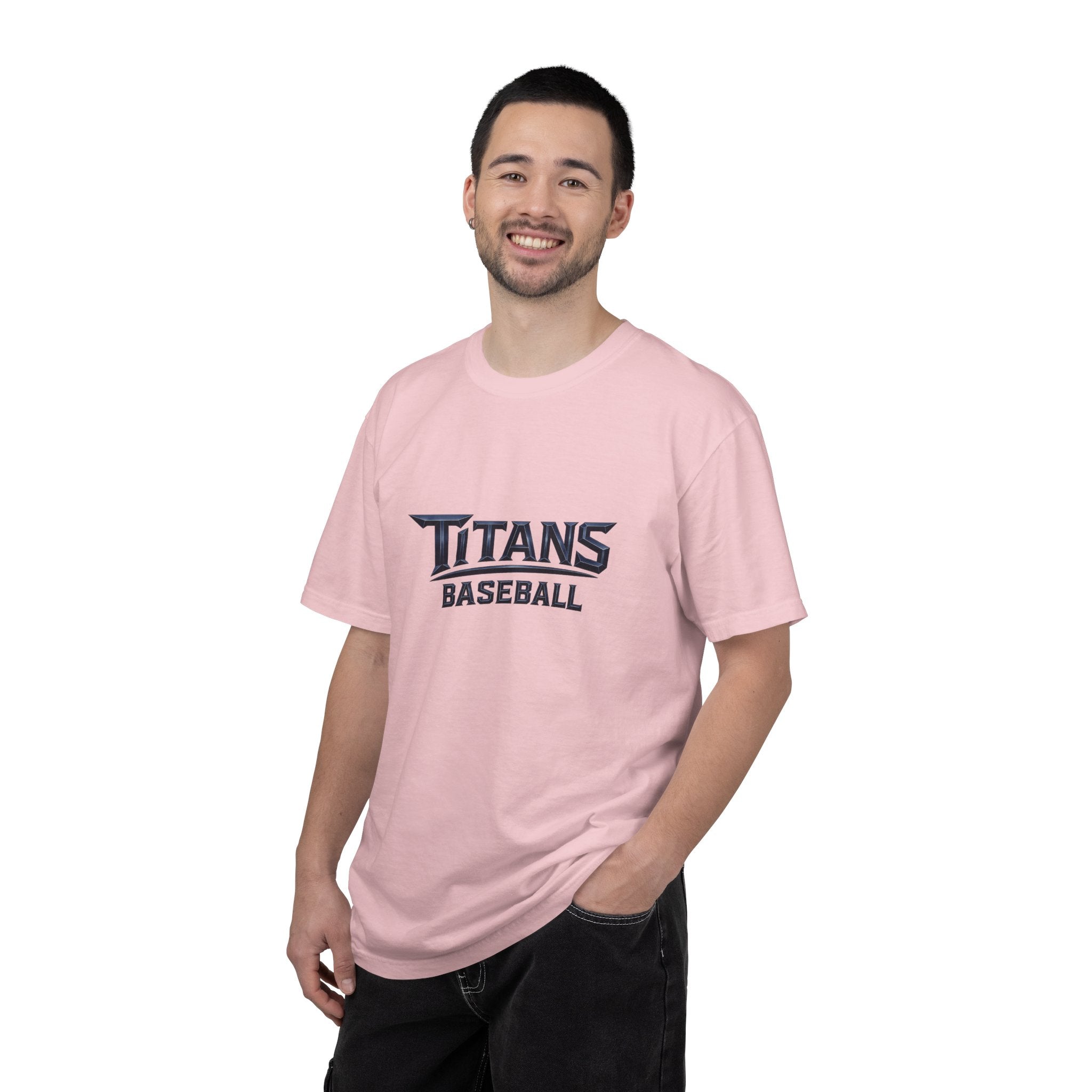 Titans Signature Men's T-Shirt-Navy Logo "Command The Game"