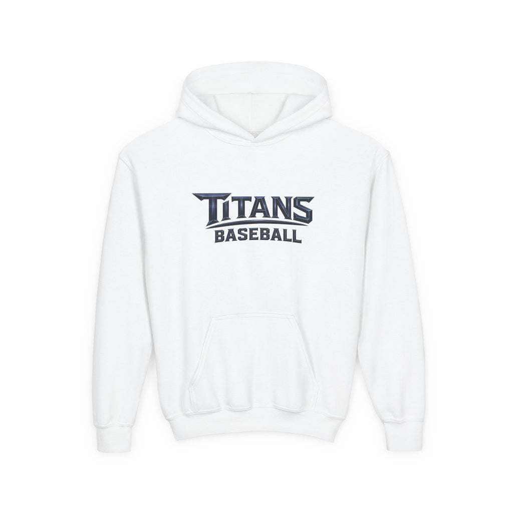 Titans Signature Youth Hoodie-Blue Logo
