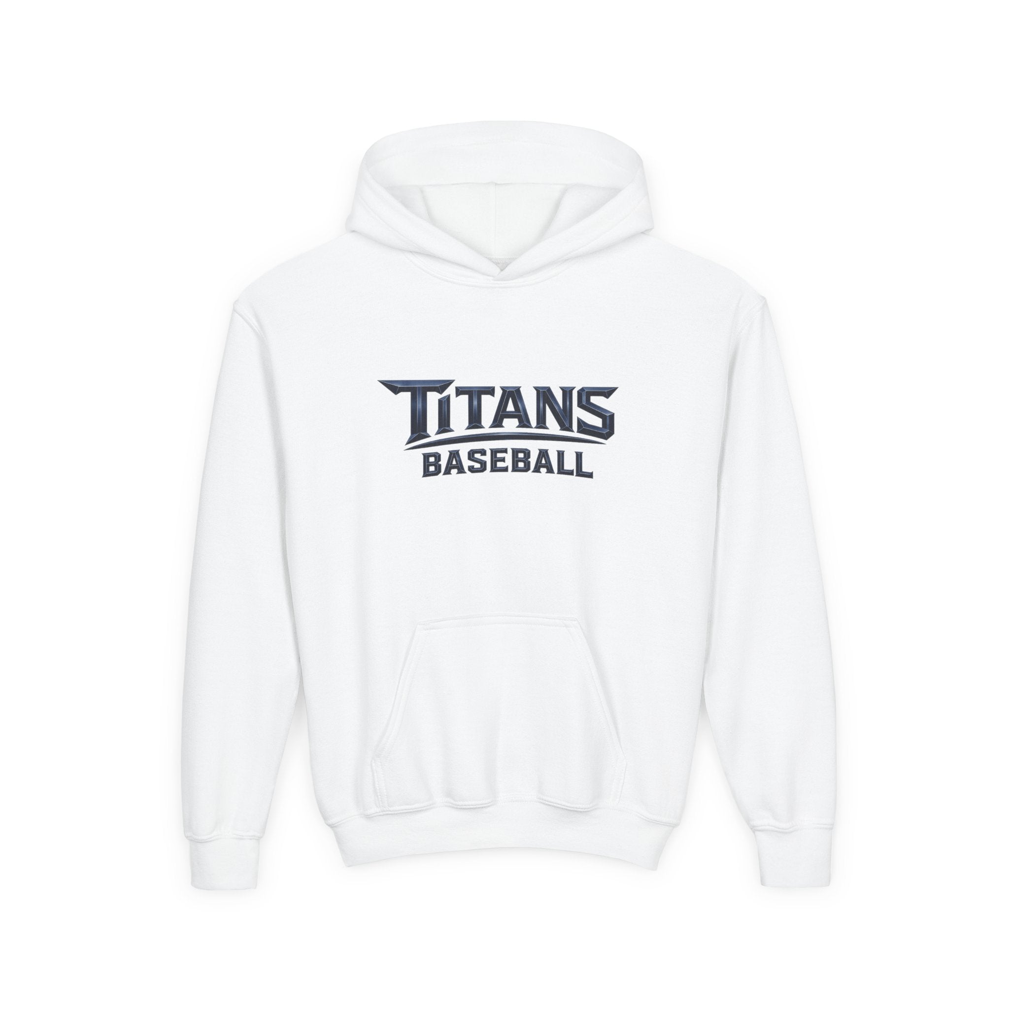 Titans Signature Youth Hoodie-Blue Logo