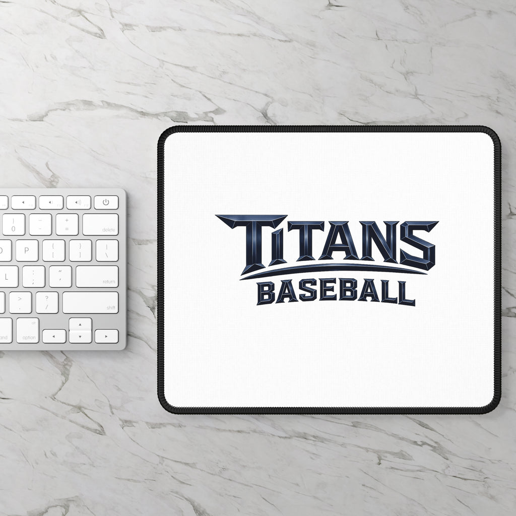 Titan Signature Gaming Mouse Pad-Navy Logo