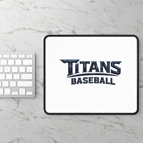 Titan Signature Gaming Mouse Pad-Navy Logo