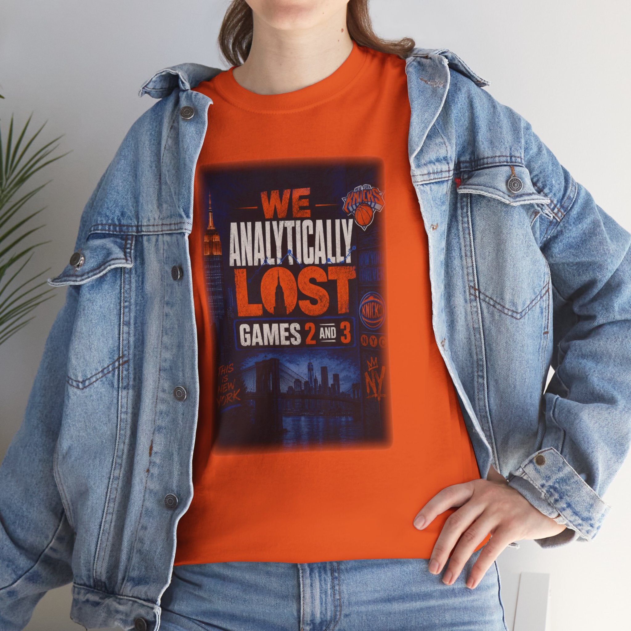 New York Knicks "We Analytically Lost Games 2 & 3" T-Shirt