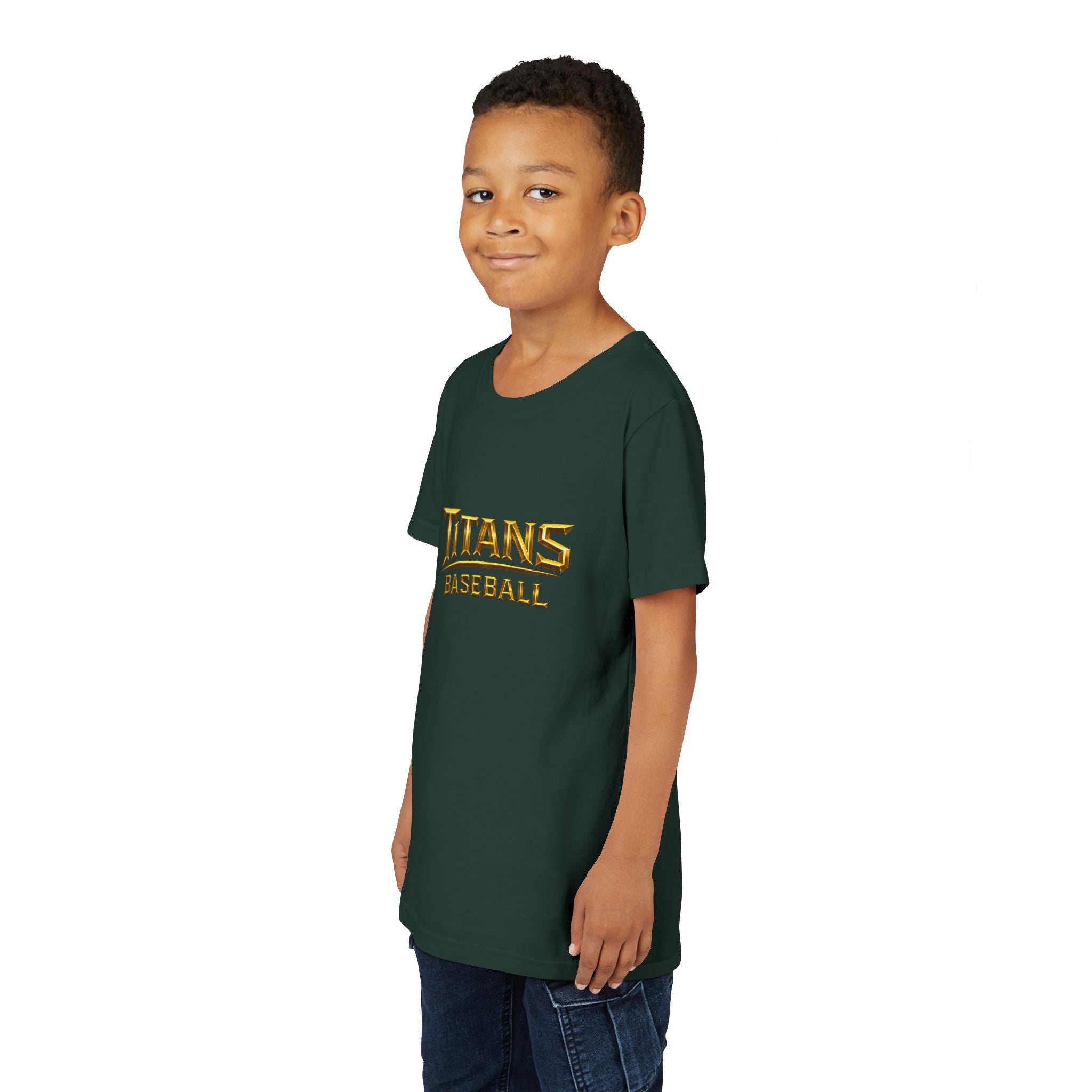Titans Signature Youth Tee-Gold Logo