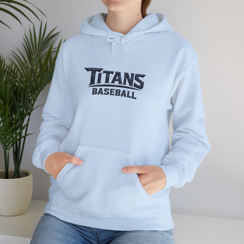 Titans Women's Signature Hoodie-Navy Logo