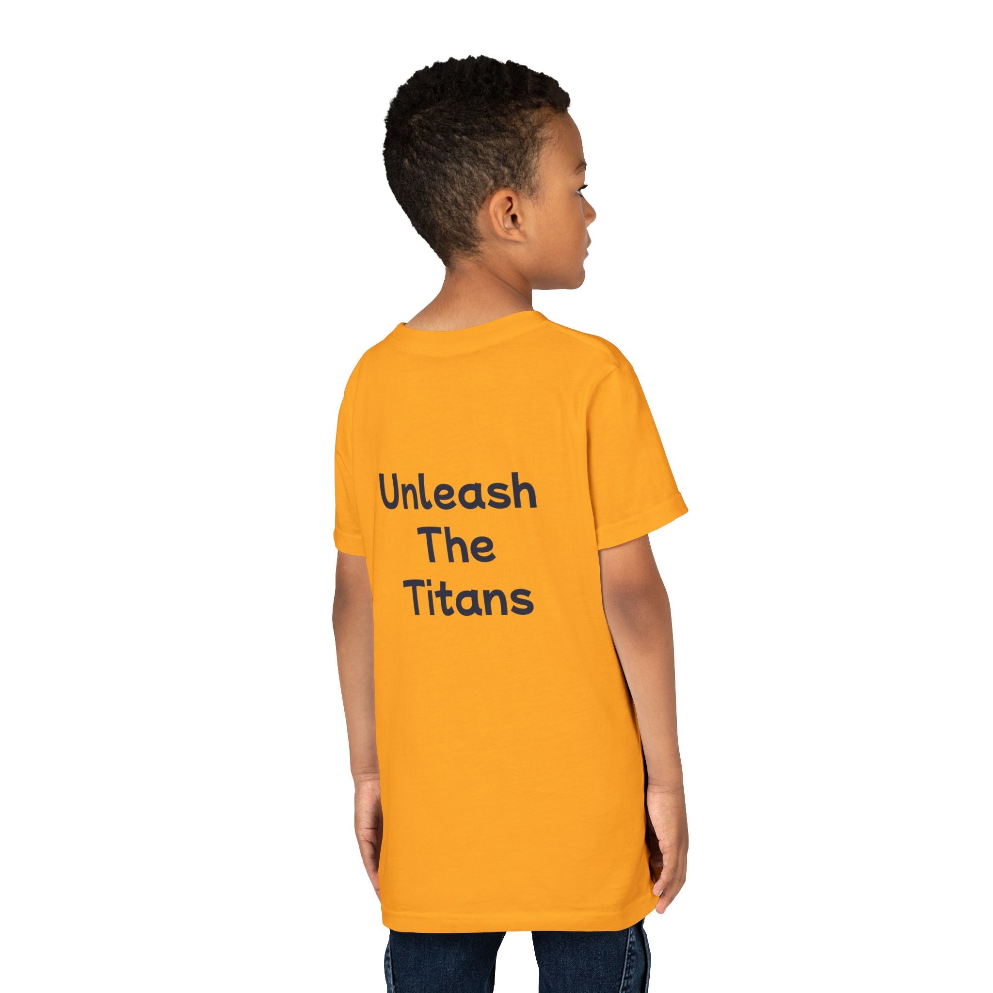 Titans Prime Youth Tee-Navy "Unleash The Titans"