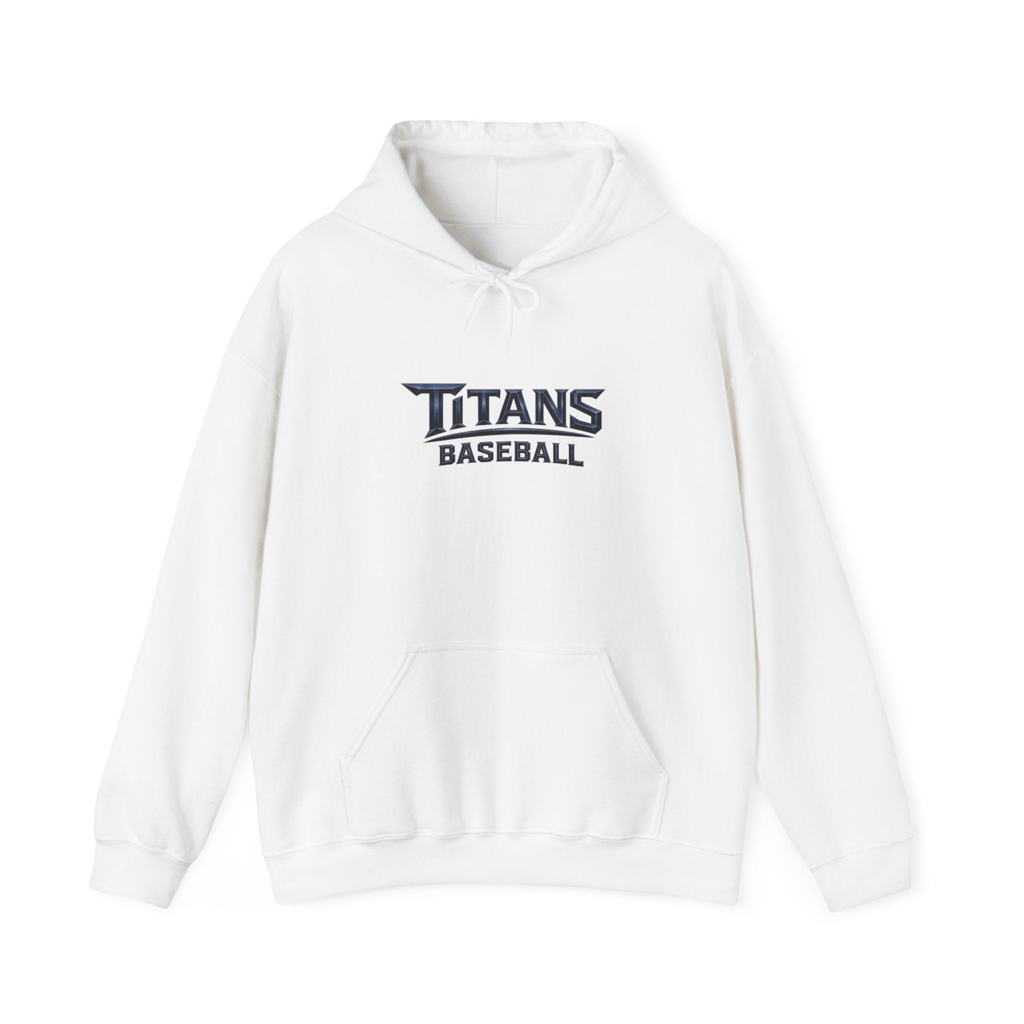 Titans Men's Signature Hoodie-Navy Logo